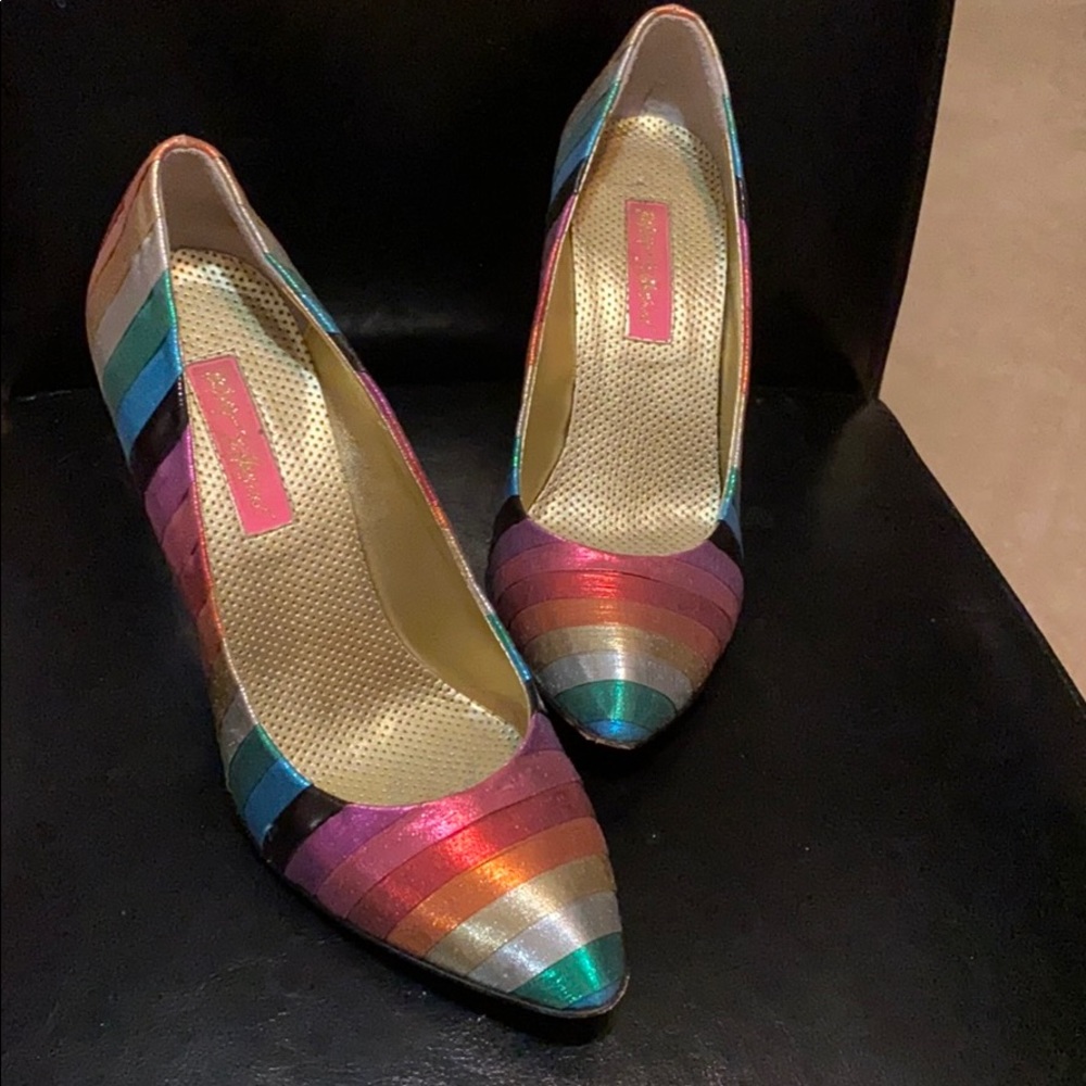 Betsy Johnson multi colored pumps